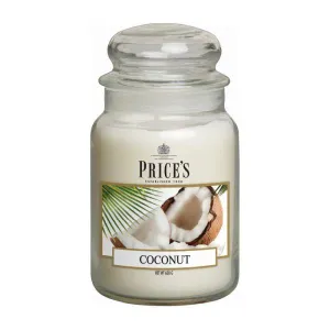 Prices Candles Scented Large Jar - Coconut